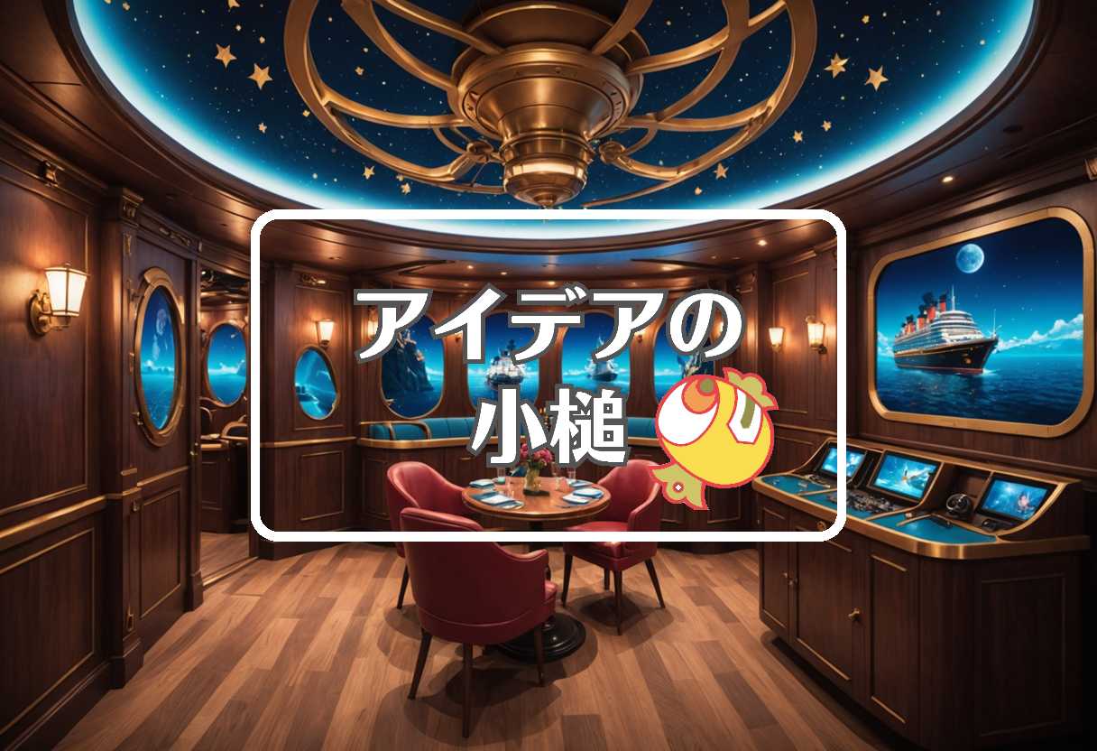 ディズニークルーズ × 反重力を適用する
