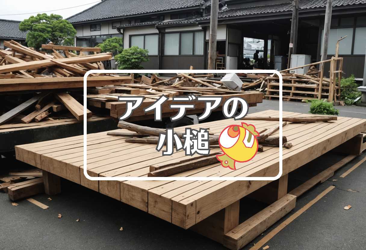 台風18号 × 捨てるまたは再利用する
