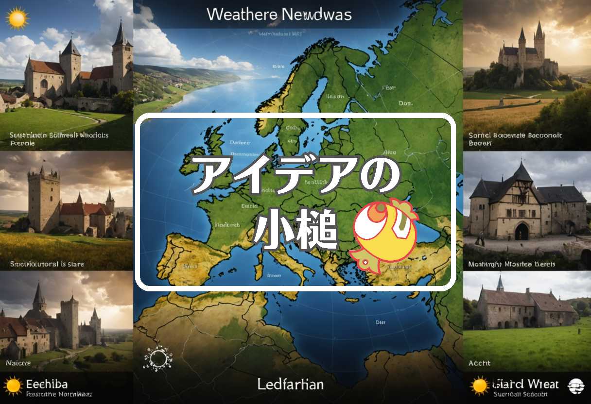 ウエザーニュース × 分割する
