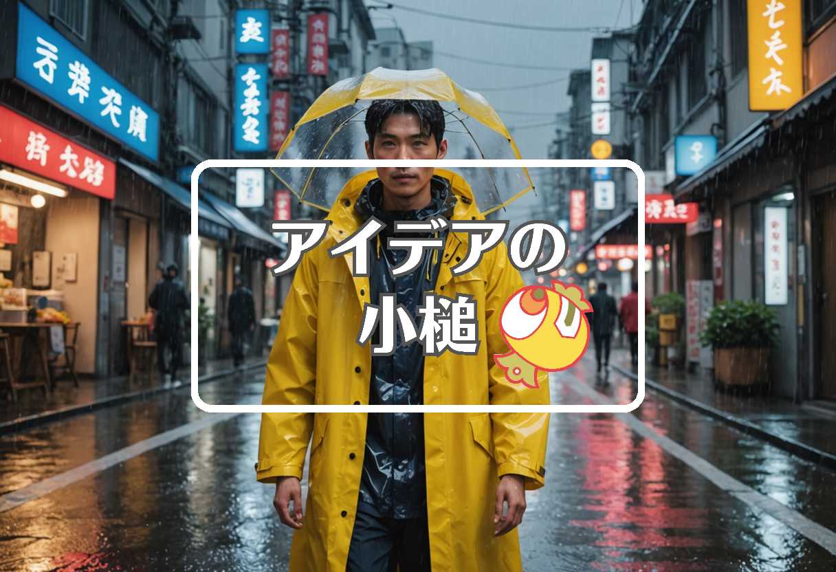 今年の梅雨 × 柔軟な膜を使用する