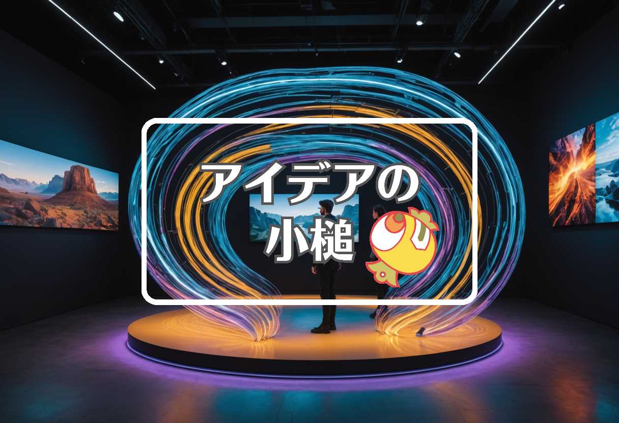 イマーシブ × 曲げるまたは曲線化する