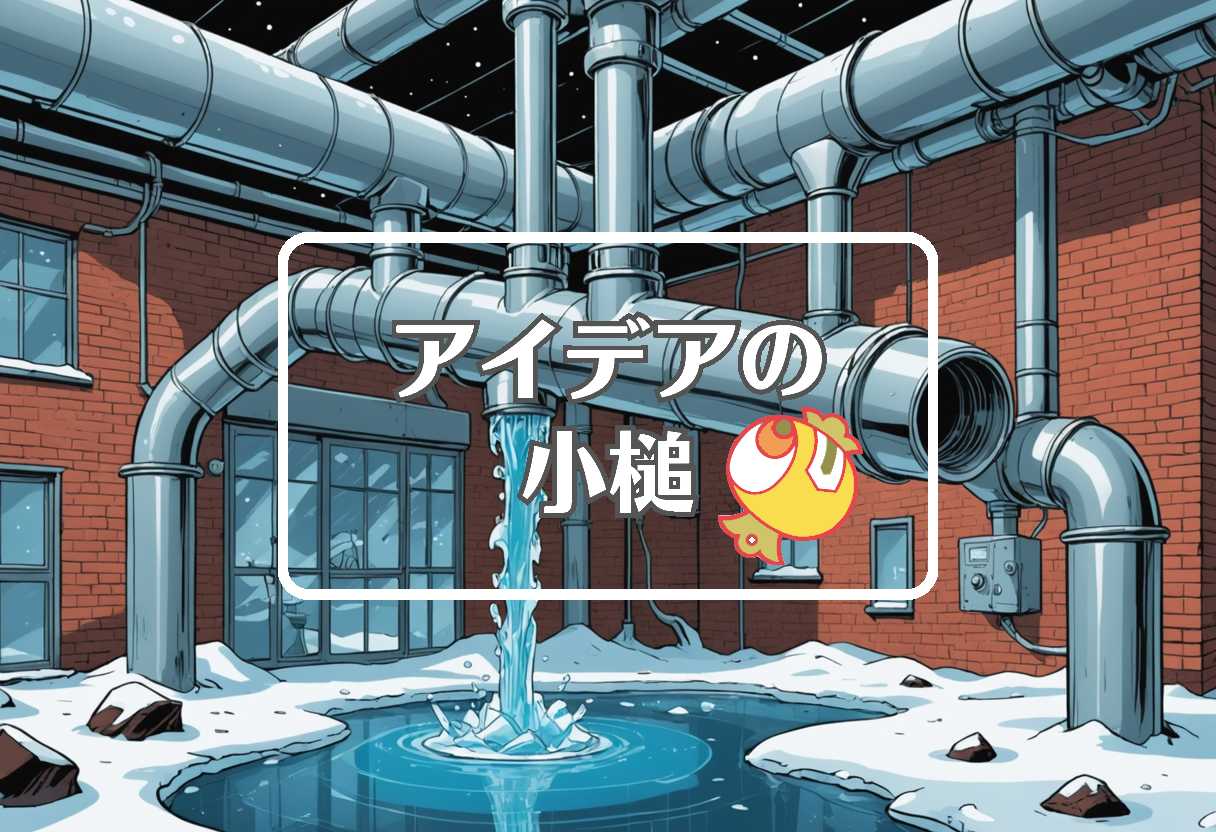 水道 凍結 × 反重力を適用する