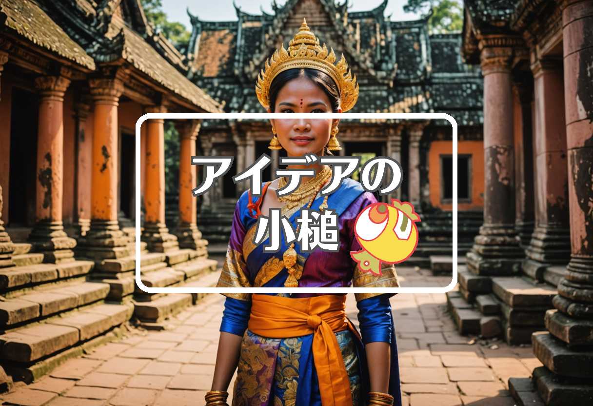 カンボジア × 色を変える