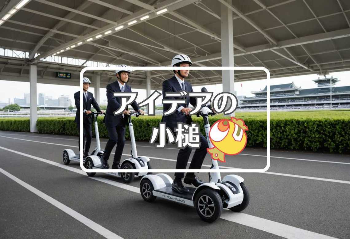 東京競馬場 × 急速に移動する