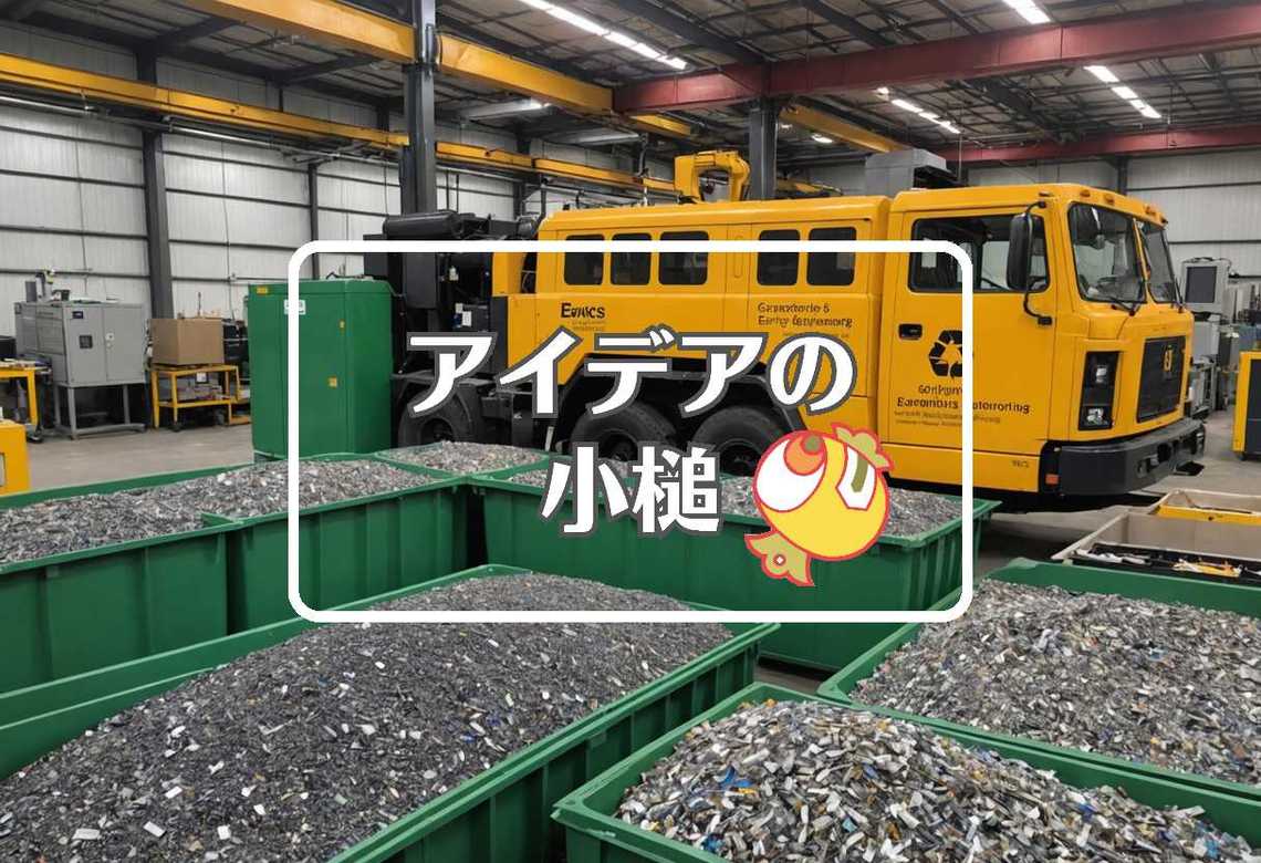 レアアース × 捨てるまたは再利用する