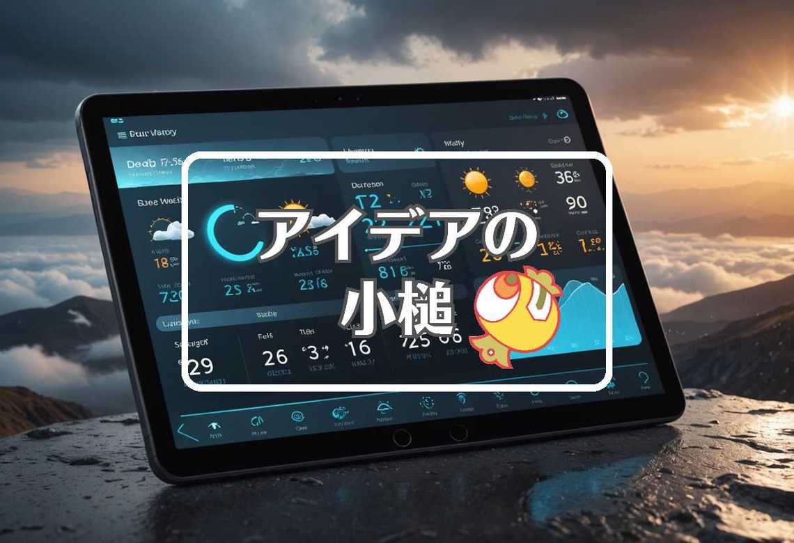 今日天気 × 短命なものを長寿命なものに置き換える