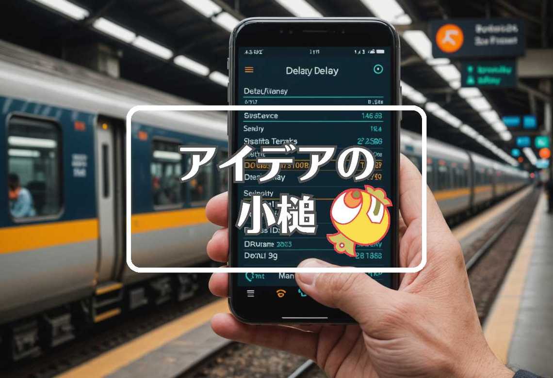 遅延情報 × 色を変える